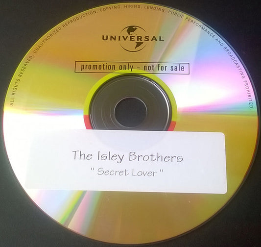 The Isley Brothers : Secret Lover (CDr, Single, Promo)