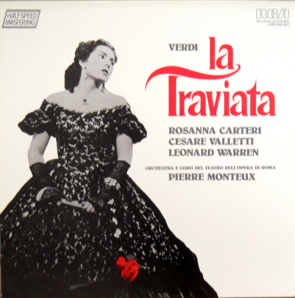 Giuseppe Verdi, Pierre Monteux : La Traviata (2xLP, Album, Hal)