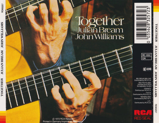Julian Bream, John Williams (7) : Together (CD, Album, RE)