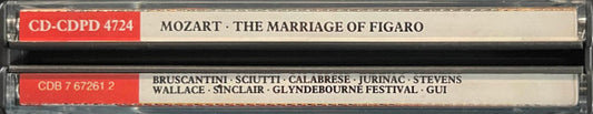 Wolfgang Amadeus Mozart - Sena Jurinac • Graziella Sciutti • Risë Stevens • Monica Sinclair • Hugues Cuénod • Sesto Bruscantini • Franco Calabrese • Ian Wallace (3), Glyndebourne Festival Orchestra & Glyndebourne Festival Chorus, Vittorio Gui : The Marriage Of Figaro (2xCD, Album)