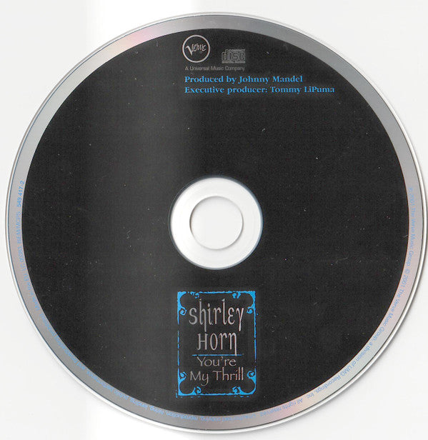 Shirley Horn : You're My Thrill (CD, Album)