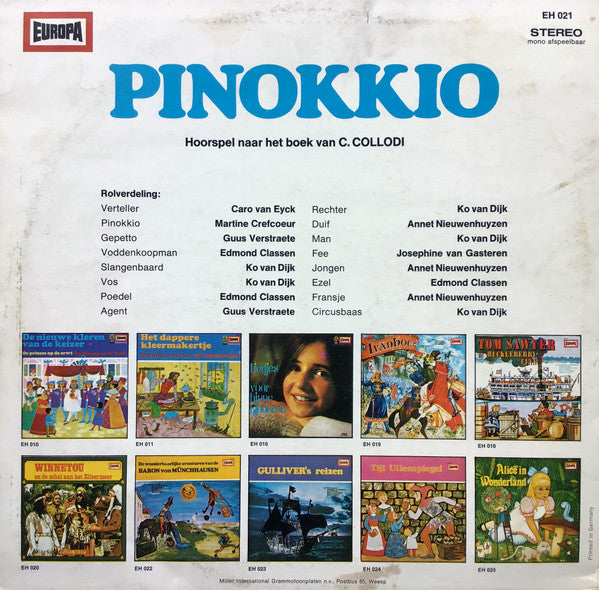 Various : Pinokkio (LP, Album)
