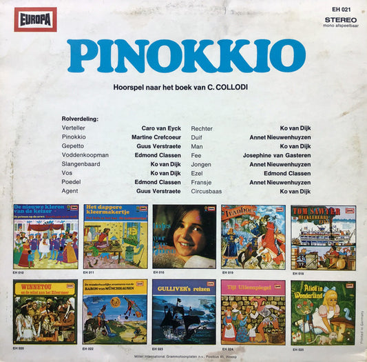 Various : Pinokkio (LP, Album)