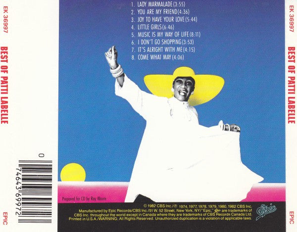 Patti LaBelle : Best Of (CD, Comp, RE)