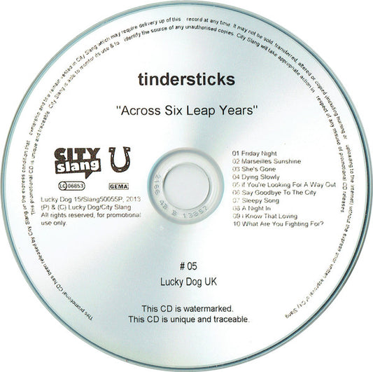 Tindersticks : Across Six Leap Years (CDr, Album, Copy Prot., Promo)