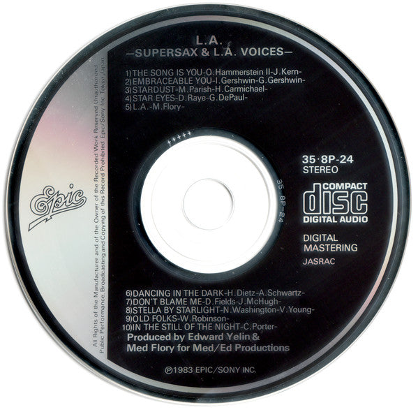 Supersax & L. A. Voices : L.A. (CD, Album)