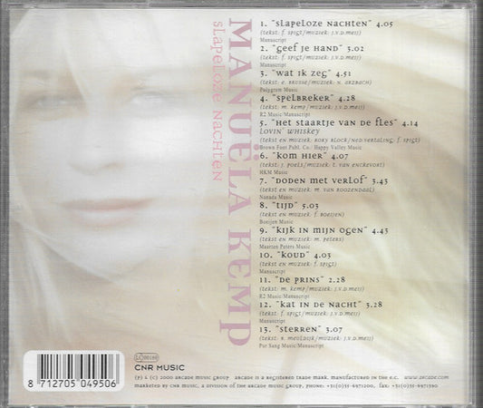 Manuëla Kemp : Slapeloze Nachten (CD, Album)