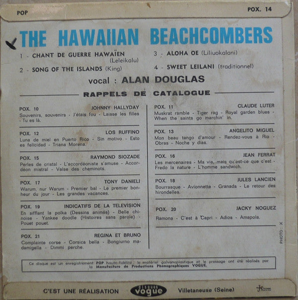The Hawaiian Beachcombers : Chant De Guerre Hawaien (7", EP)