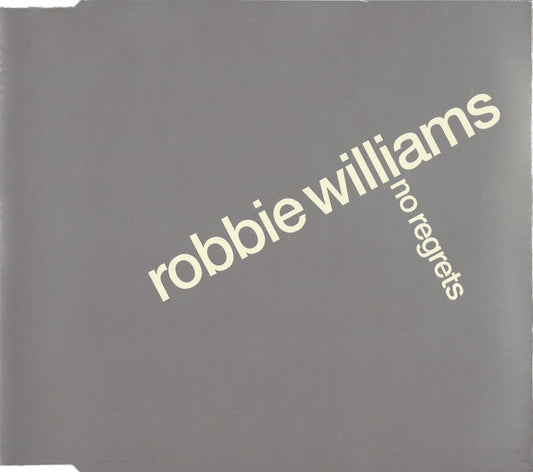 Robbie Williams : No Regrets (CD, Single, Promo)