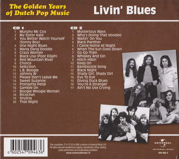 Livin' Blues : The Golden Years Of Dutch Pop Music (A&B Sides And More) (2xCD, Comp)