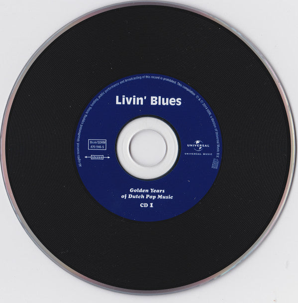 Livin' Blues : The Golden Years Of Dutch Pop Music (A&B Sides And More) (2xCD, Comp)