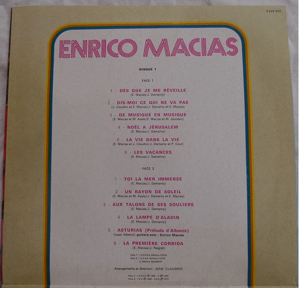 Enrico Macias : Dès Que Je Me Réveille (2xLP, Comp, Gat)