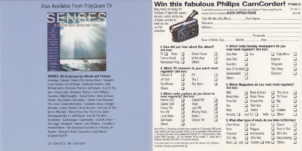 Various : Ambient Moods (17 Atmospheric Moods) (CD, Comp, PDO)