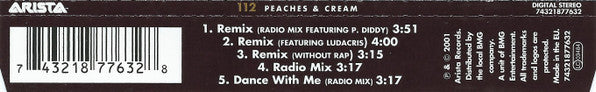 112 : Peaches & Cream (CD, Maxi)