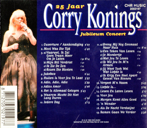 Corry Konings : Live In Ahoy' - 25 Jaar Corry Konings Jubileum Concert (CD, Album)