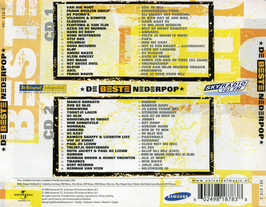 Various : De Beste Nederpop (2xCD, Comp)