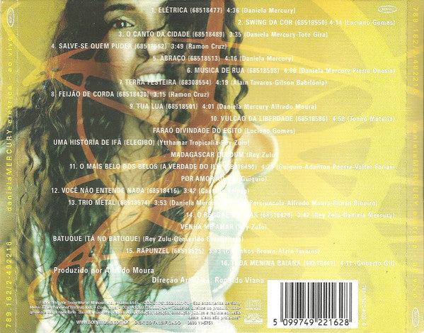 Daniela Mercury : Elétrica • Ao Vivo (CD, Album)
