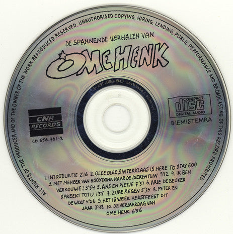 Ome Henk : De Spannende Verhalen Van Ome Henk (CD)