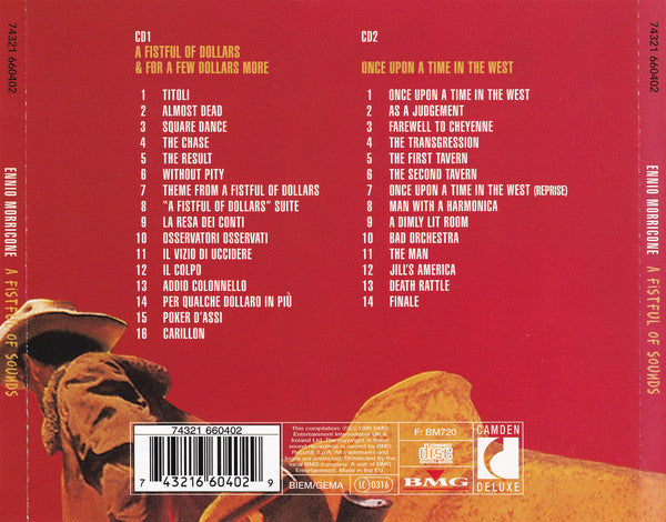 Ennio Morricone : A Fistful Of Sounds (2xCD, Comp)