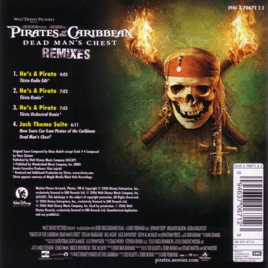 Various : Dead Man's Chest (Remixes) (CD, Single)