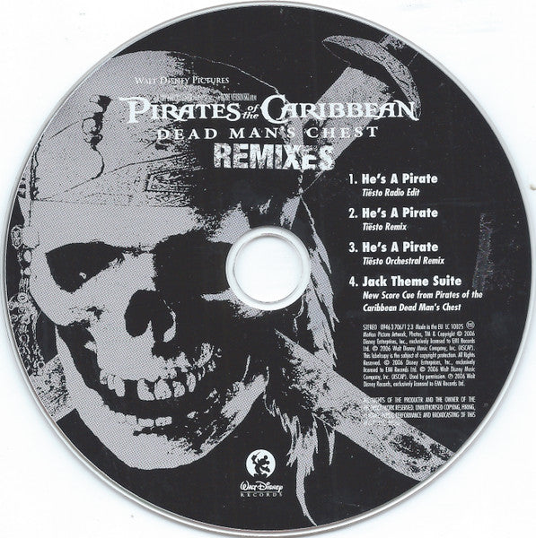 Various : Dead Man's Chest (Remixes) (CD, Single)