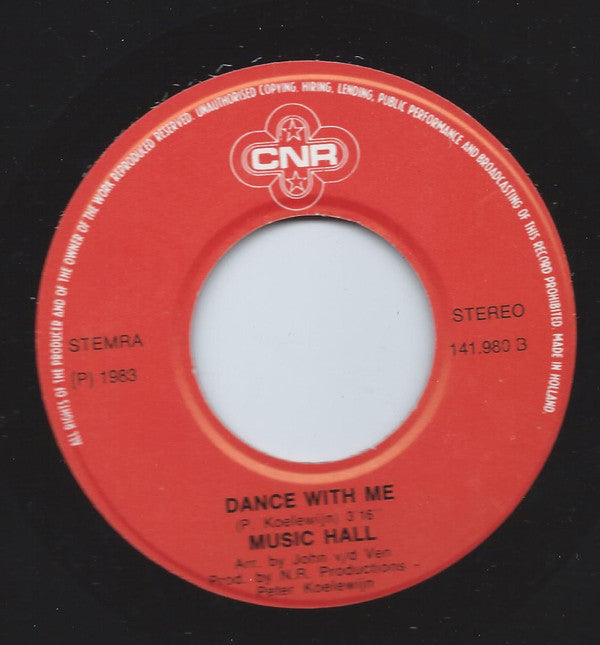Music Hall : A.E.R.O.B.I.C. / Dance With Me (7", Single)