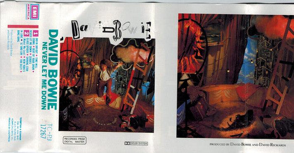 David Bowie : Never Let Me Down (Cass, Album)