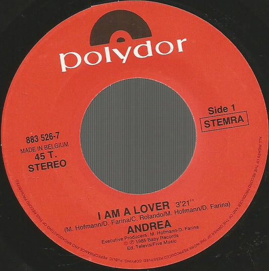 Andrea (4) : I'm A Lover (7", Single)