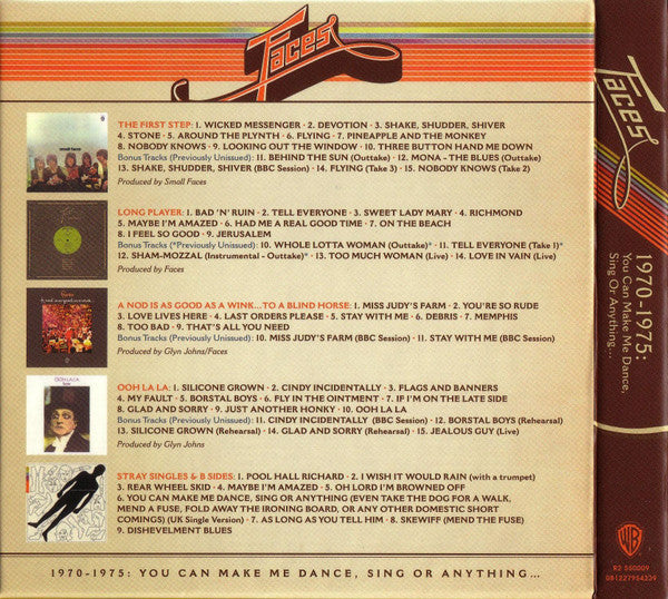 Faces (3) : 1970-1975: You Can Make Me Dance, Sing Or Anything... (CD, Album, RE, RM + CD, Album, RE, RM + CD, Album,)