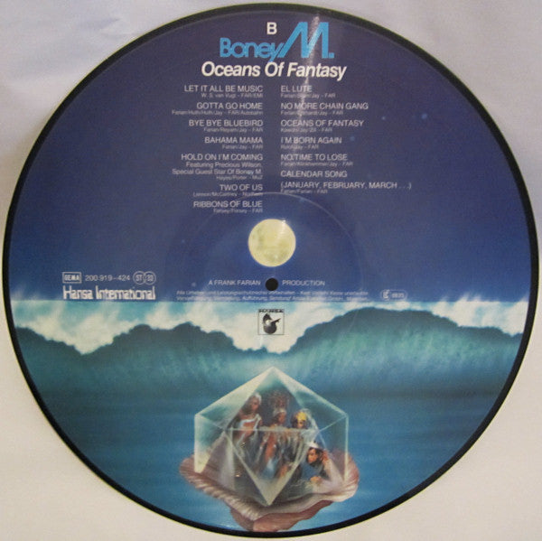 Boney M. : Oceans Of Fantasy (LP, Pic)