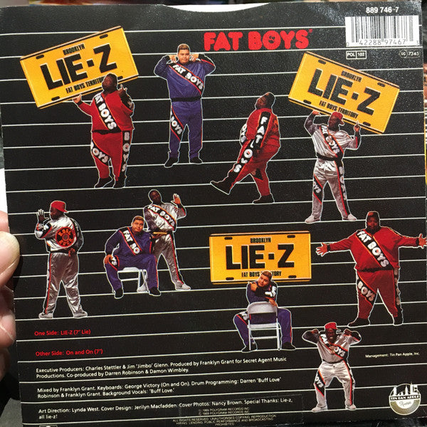 Fat Boys : Lie-Z (7")