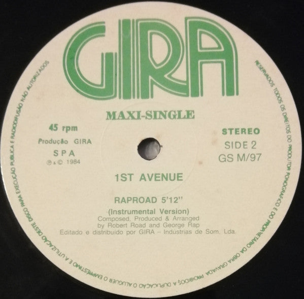 1st Avenue (4) : Rap Road (12")