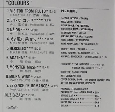 Parachute (7) : Colours (CD, Comp)