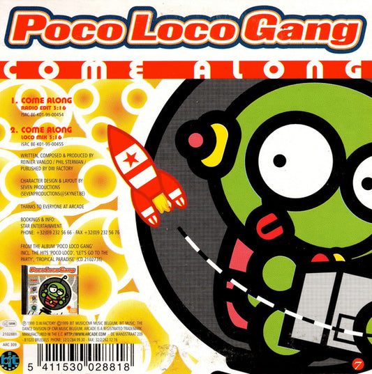Poco Loco Gang : Come Along (CD, Single)