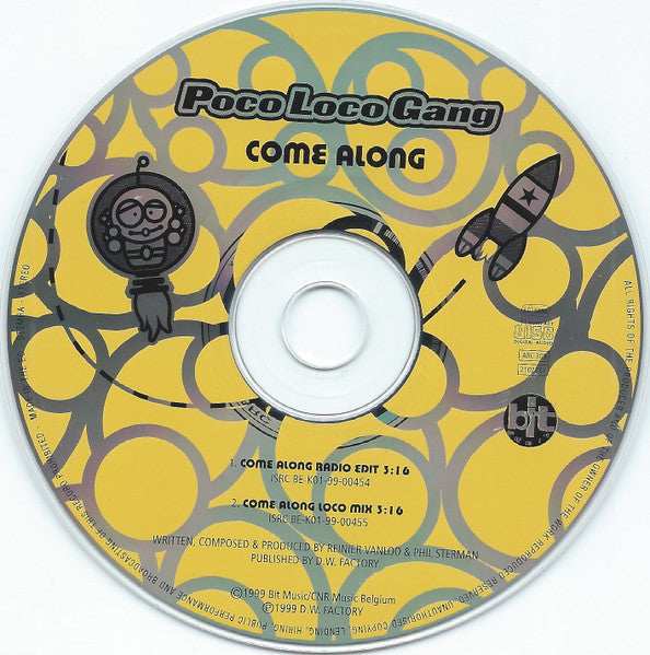 Poco Loco Gang : Come Along (CD, Single)