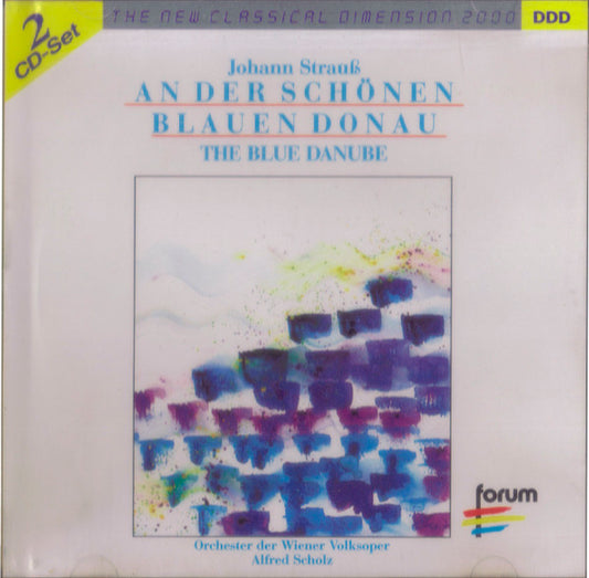 Johann Strauss Jr., Wiener Volksopernorchester, Alfred Scholz : An Der Schönen Blauen Donau (2xCD, Comp)