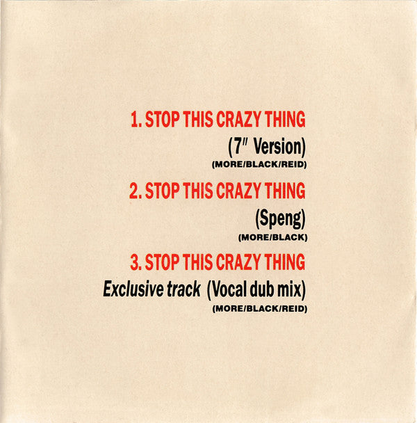 Coldcut Featuring Junior Reid And The Ahead Of Our Time Orchestra : Stop This Crazy Thing (CD, Single)