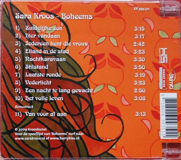 Sara Kroos : Boheems (CD, Album)