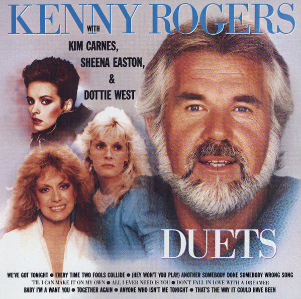 Kenny Rogers With Kim Carnes, Sheena Easton & Dottie West : Duets (CD, Comp)
