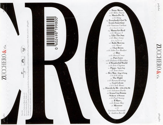 Zucchero : Zu & Co. (CD, Album, Comp)