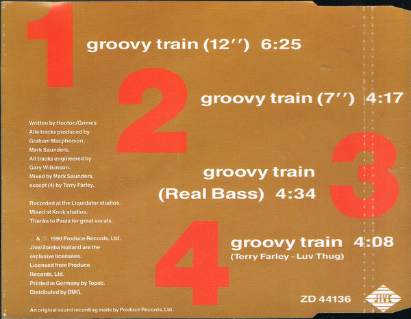 The Farm : Groovy Train (CD, Maxi)