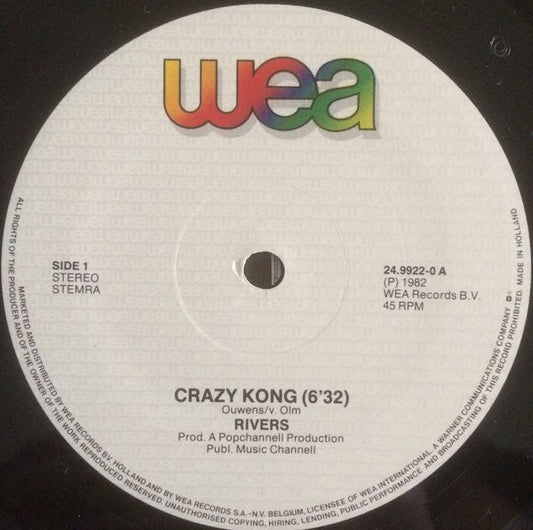 Rivers : Crazy Kong (12", Maxi)