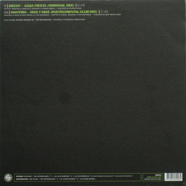 Decoy & Mantira : Brasilian Beats (12", EP)