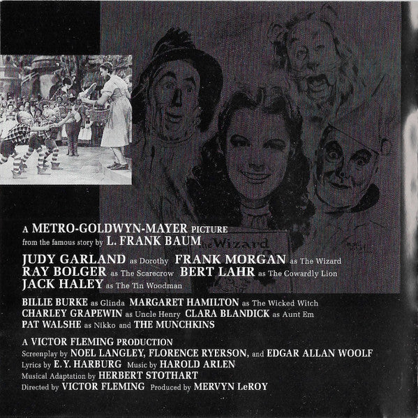 Various : The Wizard Of Oz (Original Motion Picture Soundtrack) (CD, Album)