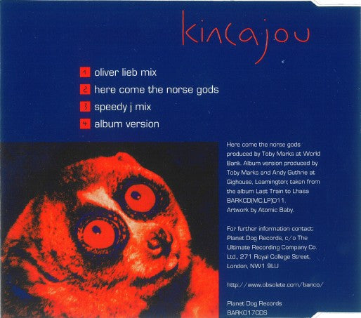 Banco De Gaia : Kincajou (CD, Single)