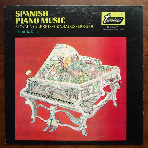 Manuel De Falla / Isaac Albéniz / Enrique Granados / Frederic Mompou - Beatriz Klien : Spanish Piano Music (LP, Album)