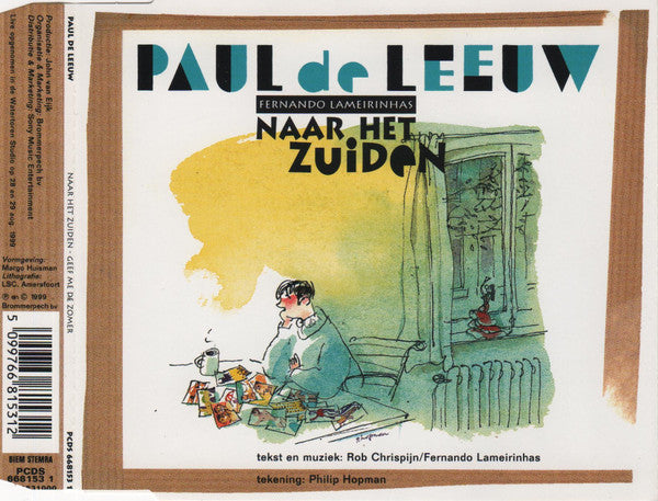 Paul de Leeuw : Naar Het Zuiden (CD, Single)