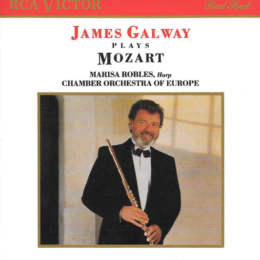 Wolfgang Amadeus Mozart - James Galway, Marisa Robles, The Chamber Orchestra Of Europe : James Galway Plays Mozart (2xCD, Album)