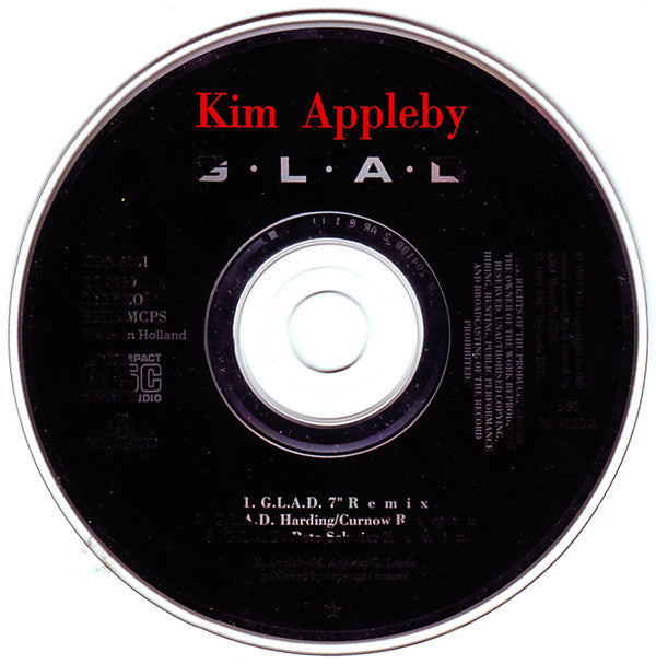 Kim Appleby : G.L.A.D. (CD, Single)