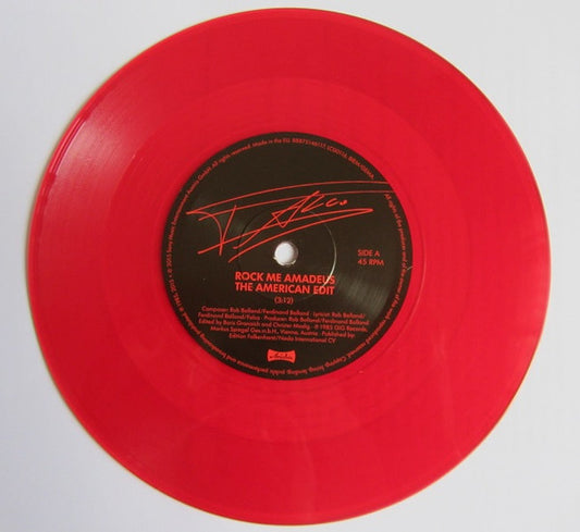 Falco : Rock Me Amadeus (The American Edit) / Vienna Calling (The New '86 Edit / Mix) (7", RSD, Single, Ltd, RE, Red)